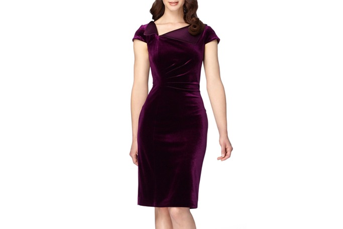 Tahari - Velvet Sheath Dress